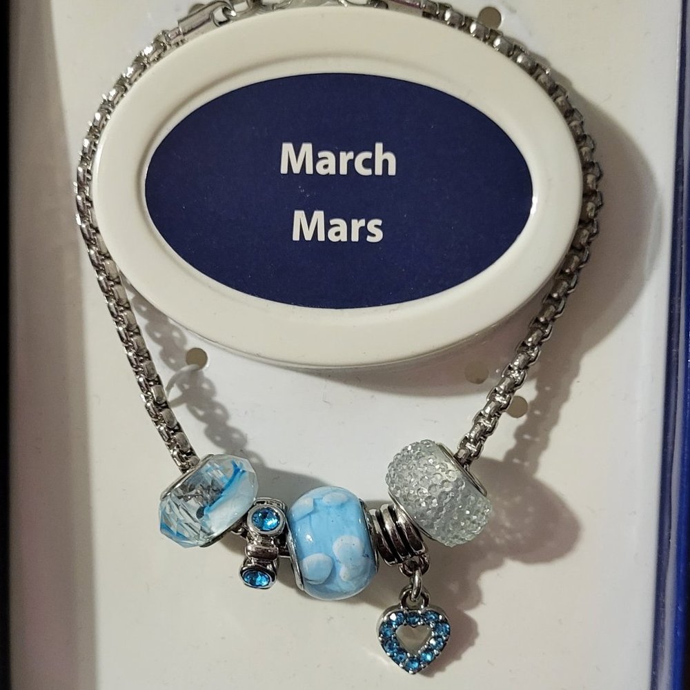 BXD PNDRA Birth month March bracelet
